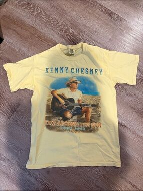 Comfort Colors Yellow Kenny Chesney 'Trip Around the Sun' Tour Tee